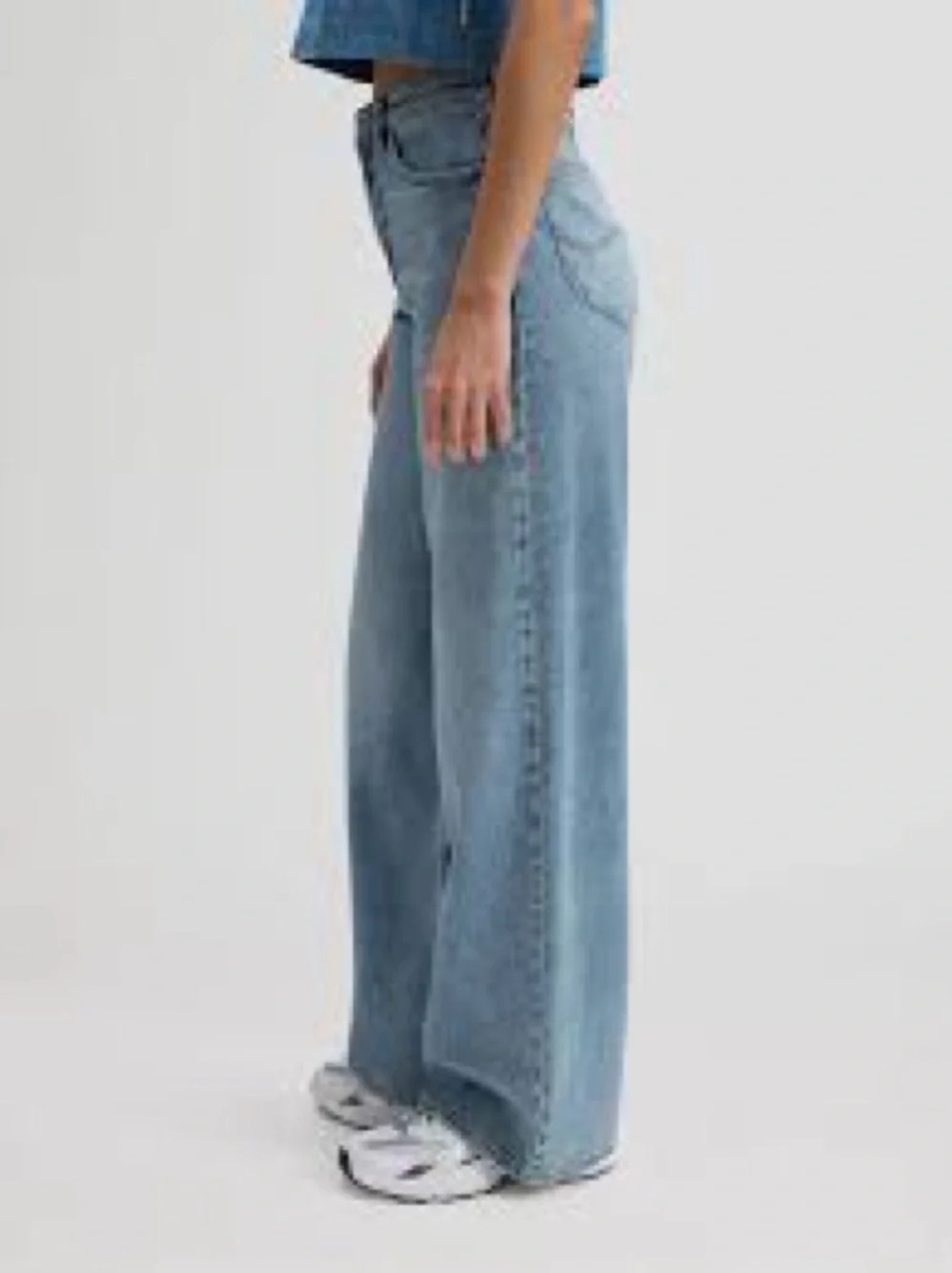 Lee Stella A-Line Flare / Wide Leg medium light wash 29x33